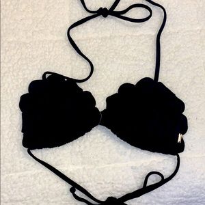 Black bikini top